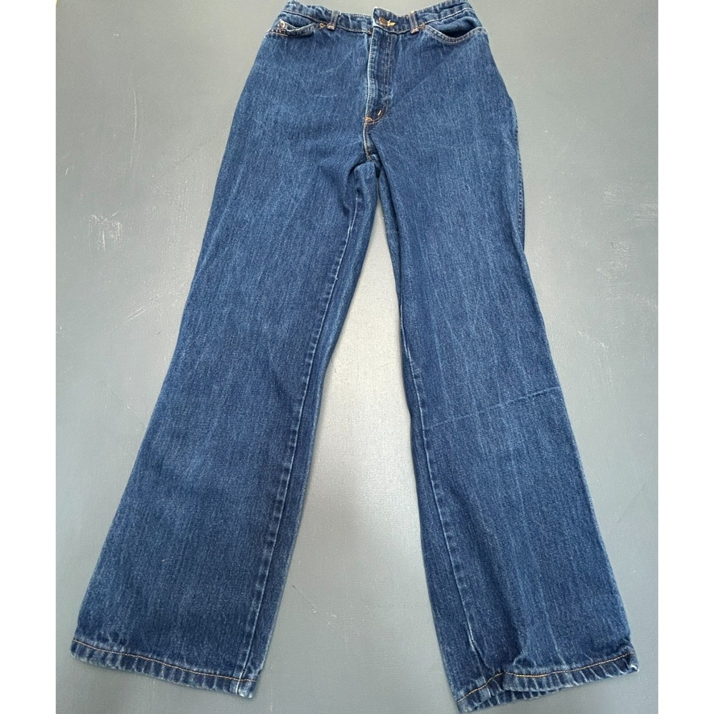 h.i.s Vintage Jeans Women's Size 12 Blue Denim Flare Leg Classic Retro Relaxed